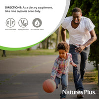 Thumbnail for NaturesPlus Source of Life GOLD Multivitamin - 90 Vegetarian Capsules - With Vitamins D3, B12, K2 & More Than 120 Whole Foods - Blood, Bone & Immune Support - Gluten Free - 10 Servings