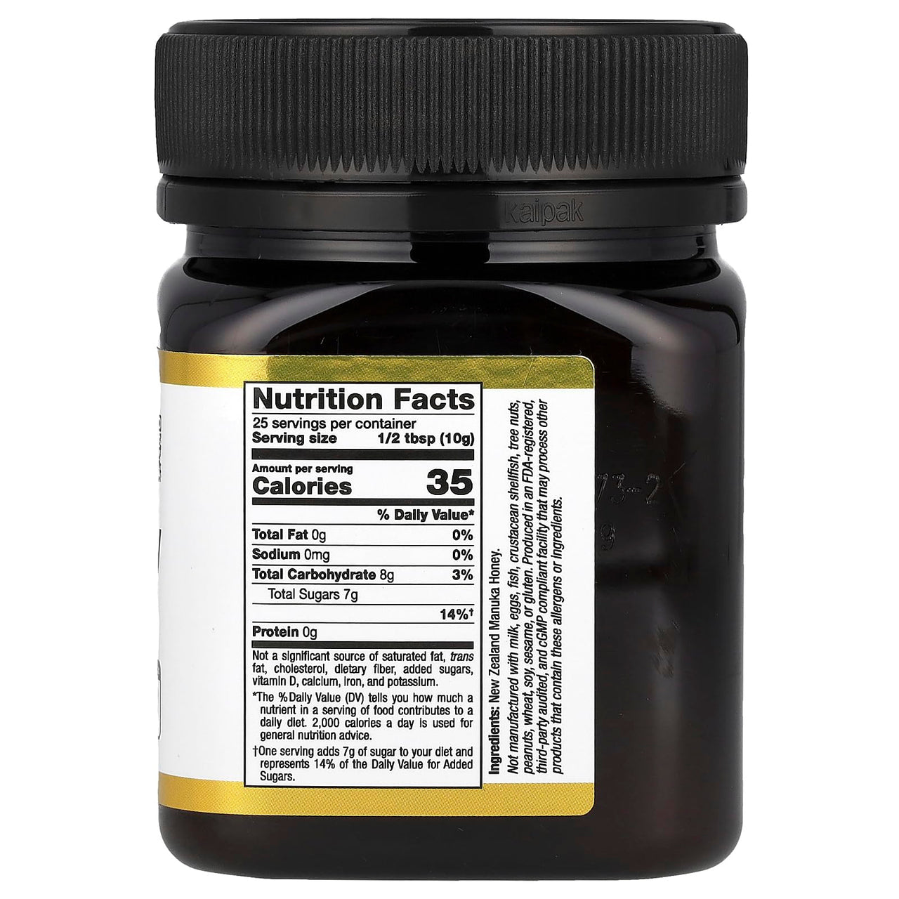 SUPERFOODS, Manuka Honey, Monofloral, MGO 100+, 8.8 oz (250 g), California Gold Nutrition