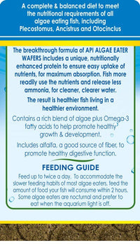 Thumbnail for API ALGAE EATER WAFERS Algae Wafer Fish Food 6.4-Ounce Container