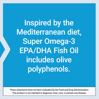 Thumbnail for Life Extension Super Omega-3 EPA/DHA Fish Oil, Sesame Lignans & Olive Extract – Heart Health, Brain Health, Inflammation Health Support, Gluten-Free, Enteric-Coated, Non-GMO, 120 Softgels