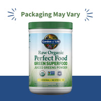 Thumbnail for Garden of Life Super Greens Powder Smoothie & Mix, Probiotics & Digestive Enzymes for Digestive Health, Organic Superfoods Nutrition Fruit and Vegetables for Women & Men Energy, Original, 60 Servings