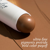 Thumbnail for Julep Skip The Brush Cream to Powder Blush Stick - Neutral Bronze - Blendable and Buildable Color - 2-in-1 Blush and Lip Makeup Stick