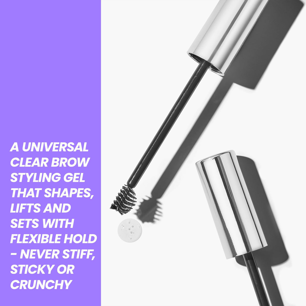 Wonderskin Wonder Blading Brow Styler Gel, Long Lasting Clear Eyebrow Gel, Lightweight Brow Styler Gel, Volumizing Brow Gel
