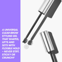 Thumbnail for Wonderskin Wonder Blading Brow Styler Gel, Long Lasting Clear Eyebrow Gel, Lightweight Brow Styler Gel, Volumizing Brow Gel