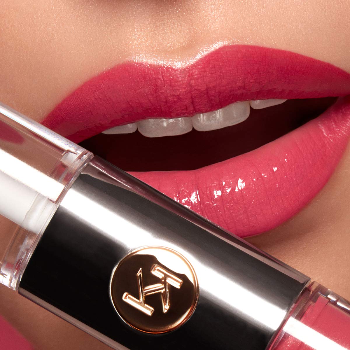 KIKO Milano Unlimited Double Touch 110 | Liquid lipstick with a bright finish in a two-step application. Lasts up to 12 hours. No-transfer base colour