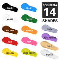 Thumbnail for BOBISUKA Green Face Body Paint, Water Based Face Painting for Art Theater Halloween Party Cosplay Clown SFX Makeup for Women Adults, Non-Toxic Washable