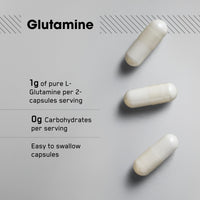 Thumbnail for Optimum Nutrition L-Glutamine Muscle Recovery Capsules, 1000mg, 240 Count (Package May Vary)