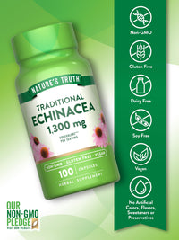 Thumbnail for Nature's Truth Echinacea Extract Capsules | 100 Count | Non-GMO & Gluten Free