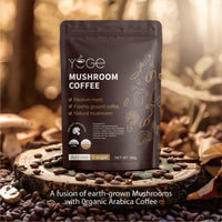 Thumbnail for Mushroom Coffee, Instant Mushroom Coffee with Cordyceps, Reishi, King Trumpet, Shitake, Turkey Tail, Lions Mane for Energy, Focus, Positive Mood & Immune Support (30 Servings)