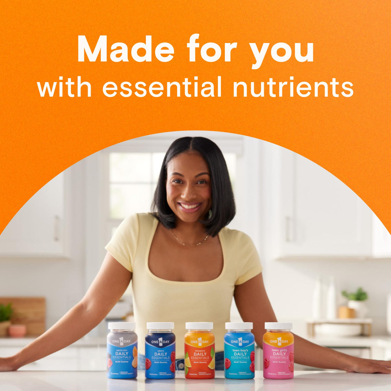 One A Day Teen Girl’s Daily Essentials Multivitamin Gummies, Teen Girl Multivitamins with Biotin, Vitamin B12 and B6, Vitamin C, Raspberry Natural Flavor, 120 Gummies