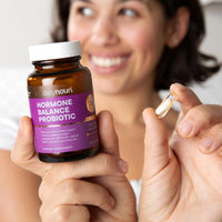 Thumbnail for Daily Nouri Hormone Balance Probiotics for Women | Hormone Balance for Women | PMS, Hormonal Acne, & Bloating Support | 7 Clinically Studied Strains + Omega | 30-Day Supply