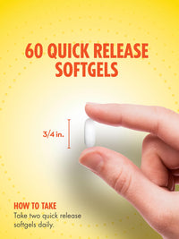 Thumbnail for Sundance Calcium 1200 mg with Vitamin D3 5000 IU | 60 Absorbable Softgels | Non-GMO & Gluten Free Supplement