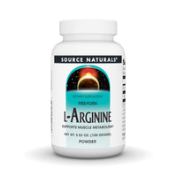 Thumbnail for Source Naturals L-Arginine, Free Form, Supports Muscle Metabolism* - 3.53 oz. (100 Grams) - Powder