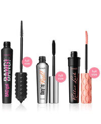 Thumbnail for Benefit Cosmetics Mascara 3 Piece Full Size Set $72 Value They're Real Bad Girl Bang Roller Lash Set Together At Last