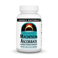Thumbnail for Source Naturals Magnesium Ascorbate Crystals - Non-Acidic Vitamin C - 4 Ounce Powder