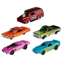Thumbnail for Hot Wheels 1:64 Scale Die-Cast Toy Cars 5-Pack, Set of 5 Toy Race Cars, Hot Rods, Character Cars, Rescue or Pick-Up Trucks (Styles May Vary)