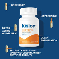 Thumbnail for Bariatric Fusion One Per Day Bariatric Multivitamin with Iron | Easy to Swallow Capsule | Vitamin for Bariatric Surgery Patients | Gastric Bypass and Sleeve Gastrectomy | 30 Count | 1 Month Supply