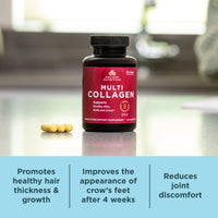 Thumbnail for Ancient Nutrition Collagen Peptides Pills, Hydrolyzed Multi Collagen Supplement, Types I, II, II, V & X, Supports Healthy Skin and Nails, Gut Health and Joints, 90 Capsules