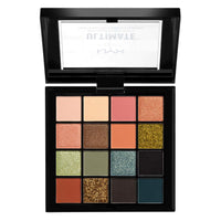 Thumbnail for NYX Professional Makeup Ultimate Eye Shadow Palette, Pressed Pigments, Vegan Formula, 16 Shades, Matte, Satin, Metallic, Shade: Ultimate Utopia