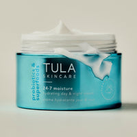 Thumbnail for TULA Skin Care 24-7 Chrome Hydrating Day & Night Cream - Anti-Aging Moisturizer for Face, Contains Watermelon & Blueberry Extract in Chrome Packaging, 1.5 oz.