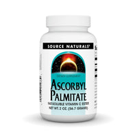 Thumbnail for Source Naturals Ascorbyl Palmitate 500mg Powder - Fat-Soluble Vitamin C Ester, Powerful Antioxidant Supplement - 2 oz. Powder