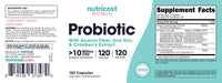 Thumbnail for Nutricost Probiotic for Women 10 Billion CFU, 120 Capsules - Complex with Acacia Fiber, Uva Ursi & Cranberry Extract, Non-GMO & Gluten Free