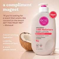 Thumbnail for eos Shea Better Body Lotion Coconut Waters, 24-Hour Moisture Skin Care, Lightweight & Non-Greasy, Natural Shea, Vegan, Coconut Body Lotion, 16 fl oz