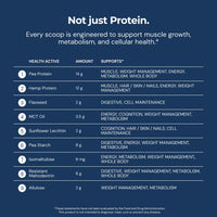 Thumbnail for Blueprint by Bryan Johnson Vegan Protein Meal Replacement – Plant Based Hemp Protein with 27g Protein Per Serving – Low Calorie, Flavored Protein for Women & Men – Dairy Free – 15 Servings - Banana