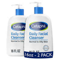 Thumbnail for Cetaphil Face Wash, Daily Facial Cleanser for Sensitive, Combination to Oily Skin, NEW 16 oz 2 Pack, Gentle Foaming, Soap Free, Hypoallergenic