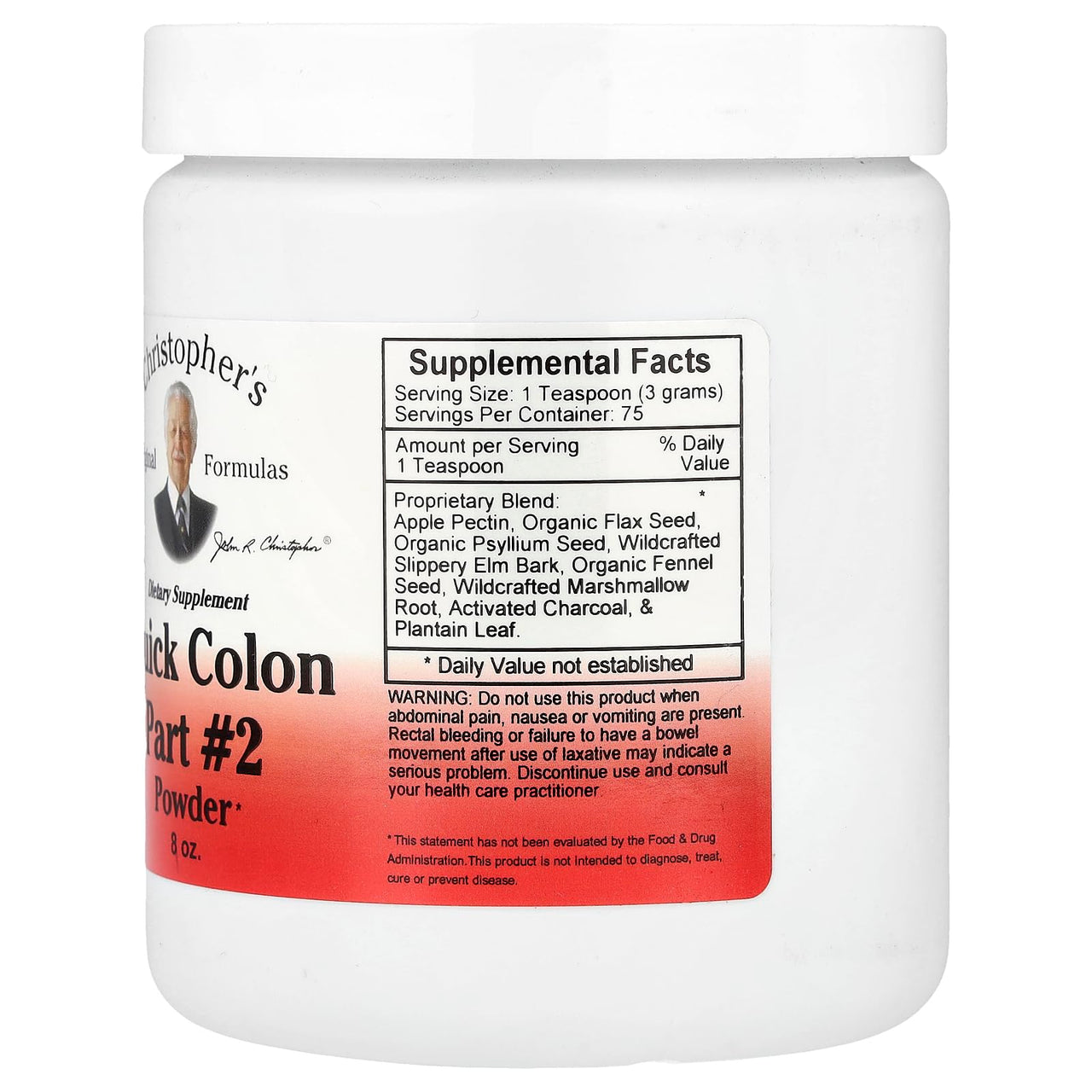 Dr. CHRISTOPHER'S, Cleanse Quick Colon D-Tox Powder - 8 oz
