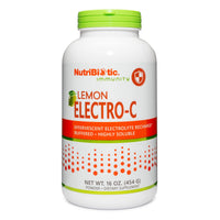 Thumbnail for NutriBiotic - Lemon Electro-C, Vitamin C & Electrolyte Powder, 16 OZ | 850 Mg Vitamin C Per Serving | Effervescent Electrolyte Recharge | Buffered & Highly Soluble | Free of Calories, Gluten & Non-GMO