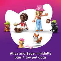 Thumbnail for LEGO Friends Dog Treats Bakery Building Toy for Girls & Boys - Pretend Play Set for Kids, Ages 6+ - W/Aliya & Sage Minidolls, 2 Toy Dog Figures, & Accessories - Gift Idea for Birthdays - 42677