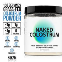 Thumbnail for NAKED Colostrum + Whey Protein Bundle – Grass-Fed Bovine Colostrum & 100% Grass-Fed Whey - Gut, Immunity, Muscle Growth & Recovery Support