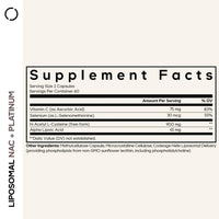 Thumbnail for Codeage Liposomal NAC+ Platinum - N-Acetyl L-Cysteine, Vitamin C, Alpha Lipoic Acid, Selenium - 2-Month Supply - Helix Liposomal Delivery - Phospholipid - Non-GMO NAC Dietary Supplement - 120 Capsules