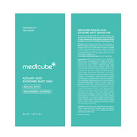 Thumbnail for medicube Exosome Shot Azelaic Acid 2,000 PPM Spicule Facial Serum | Calm Redness Due to Dryness | Ideal for Use After Spot Care, Uneven Skin | Azelaic Acid, Niacinamide | Korean Skincare, 1.01 fl.oz