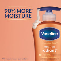 Thumbnail for Vaseline Intensive Care Body Lotion Cocoa Radiant 4 Count for Dry Skin Lotion Made with Ultra-Hydrating Lipids and Pure Cocoa Butter for a Long-Lasting, Radiant Glow 20.3 Oz