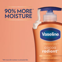 Thumbnail for Vaseline Intensive Care Body Lotion Cocoa Radiant 4 Count for Dry Skin Lotion Made with Ultra-Hydrating Lipids and Pure Cocoa Butter for a Long-Lasting, Radiant Glow 20.3 Oz
