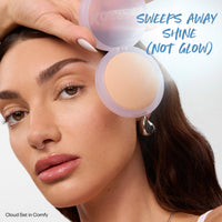 Thumbnail for Kosas Cloud Set Pressed Setting Powder – Translucent Shine Control Face Powder, Soft Matte Finish, Comfy (Sheer Medium)