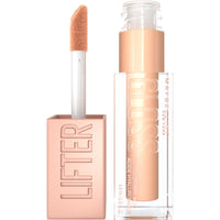 Thumbnail for Maybelline Lifter Gloss, Hydrating Lip Gloss with Hyaluronic Acid, Sun, Clear Neutral, 0.18 Ounce