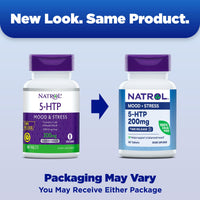 Thumbnail for Natrol 5-HTP 200mg Dietary Supplement to Support a Balanced Mood, 60 Time Release Tablets, 60 Day Supply