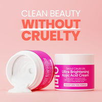 Thumbnail for SeoulCeuticals Korean Kojic Acid Cream Dark Spot Remover + Glycolic Acid + Niacinamide + Cica + HA Moisturizer - Cruelty Free K Beauty Skincare 2oz