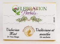 Thumbnail for CELEBRATION HERBALS Organic Valerian Mint Tea, 24 CT
