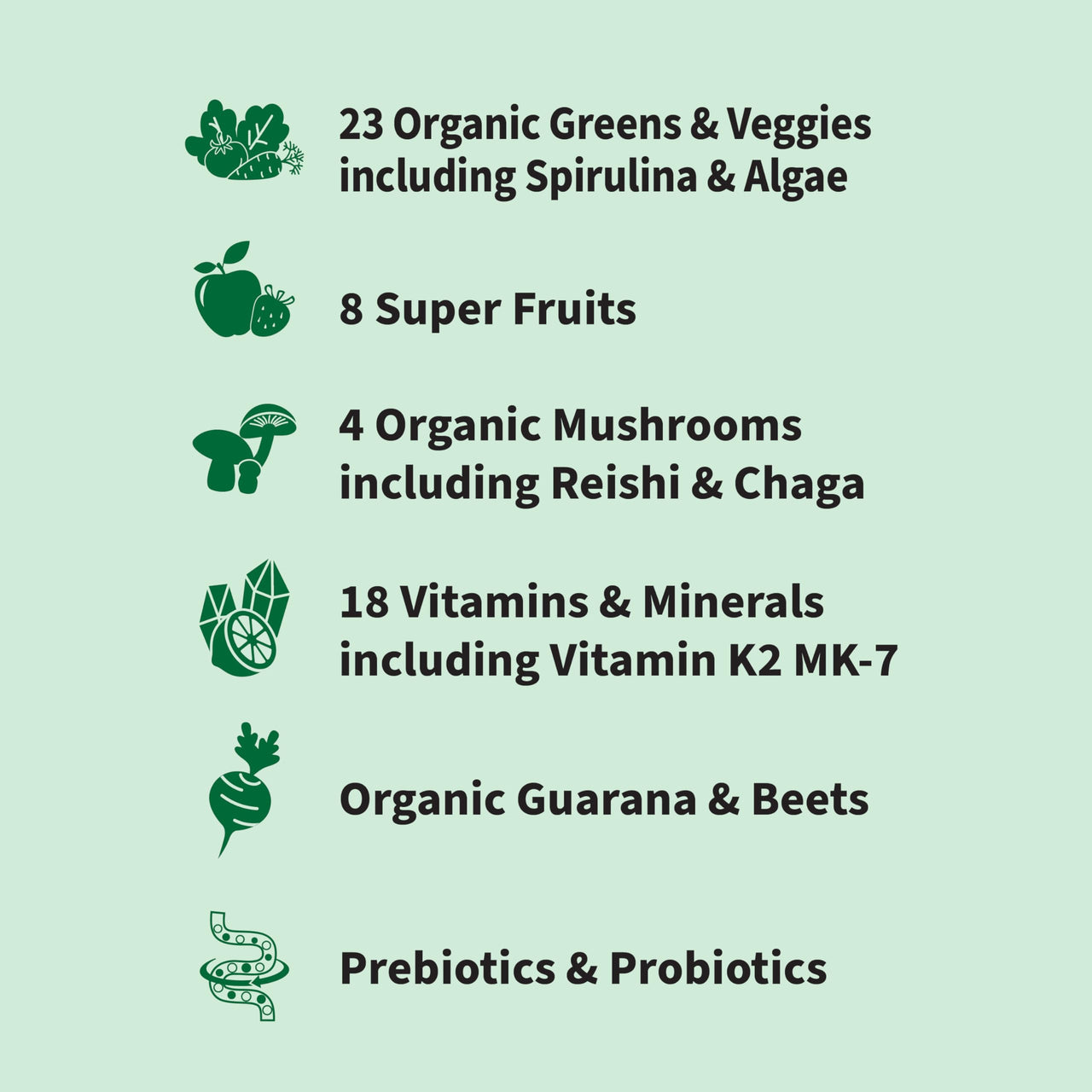 Garden of Life Sport Nutrition Greens and Superfoods Powder for Women and Men - Unflavored, Organic Blend - Spirulina, Fruit, Vitamins, Pre & Probiotics, Mushrooms, Athletic Supplements, 30 Servings
