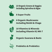 Thumbnail for Garden of Life Sport Nutrition Greens and Superfoods Powder for Women and Men - Unflavored, Organic Blend - Spirulina, Fruit, Vitamins, Pre & Probiotics, Mushrooms, Athletic Supplements, 30 Servings