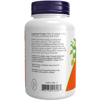 Thumbnail for NOW Foods Supplements, Odorless Garlic (Allium sativum), Concentrated Extract, 250 Softgels