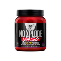 Thumbnail for BSN N.O.-XPLODE Vaso Pre Workout Powder with 8g of L-Citrulline and 3.2g Beta-Alanine and Energy, Flavor: Grape Fury, 24 Servings