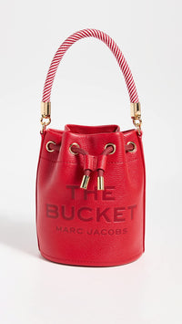 Thumbnail for Marc Jacobs Women's The Leather Bucket Bag, True Red, One Size