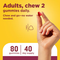 Thumbnail for Nature Made Advanced Hair Skin and Nails Gummies, Biotin, Pro Retinol A, Niacinamide, Vitamin C & Vitamin E, 80 Gummies, 40 Day Supply