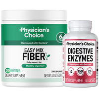 Thumbnail for Physician's CHOICE Digestive Enzymes 60 Count + Easy Mix Fiber Bundle