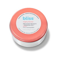 Thumbnail for Bliss Mighty Biome Deep Cleansing Balm - 3.0 Oz - Dissovlves Waterproof Makeup & Impurities - Pre/Post Biotics + Barrier Aid - Antioxidants Balance Skin Barrier - Clean - Vegan